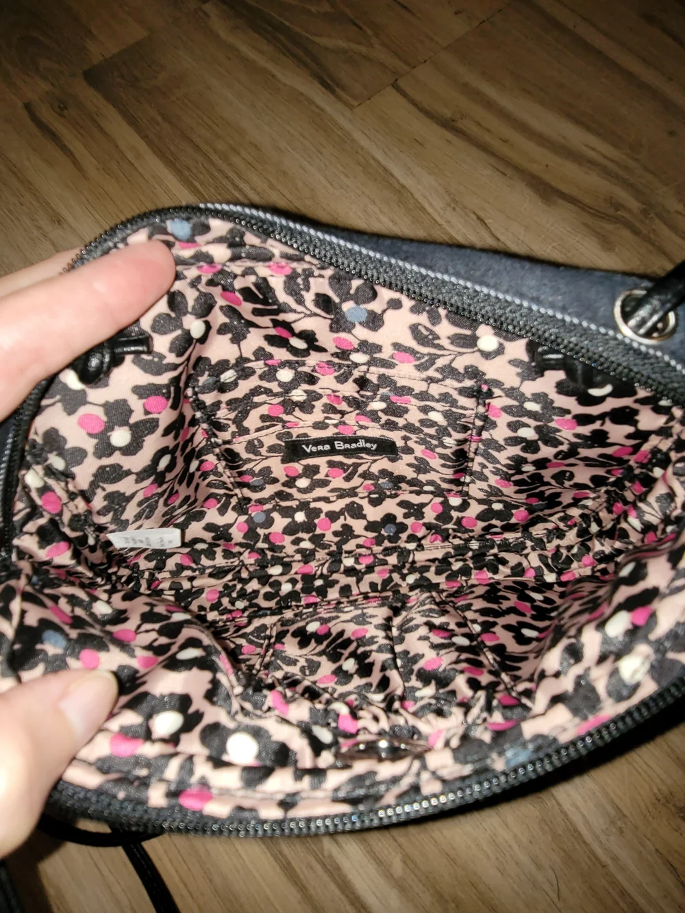 Vera Bradley Denim Quilted Crossbody Bag